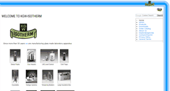 Desktop Screenshot of kgw-isotherm.com
